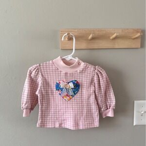 6/9M Hopscotcb gingham top
